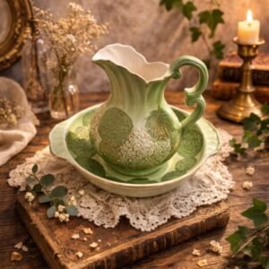 1970s Small Pitcher & Bowl Set