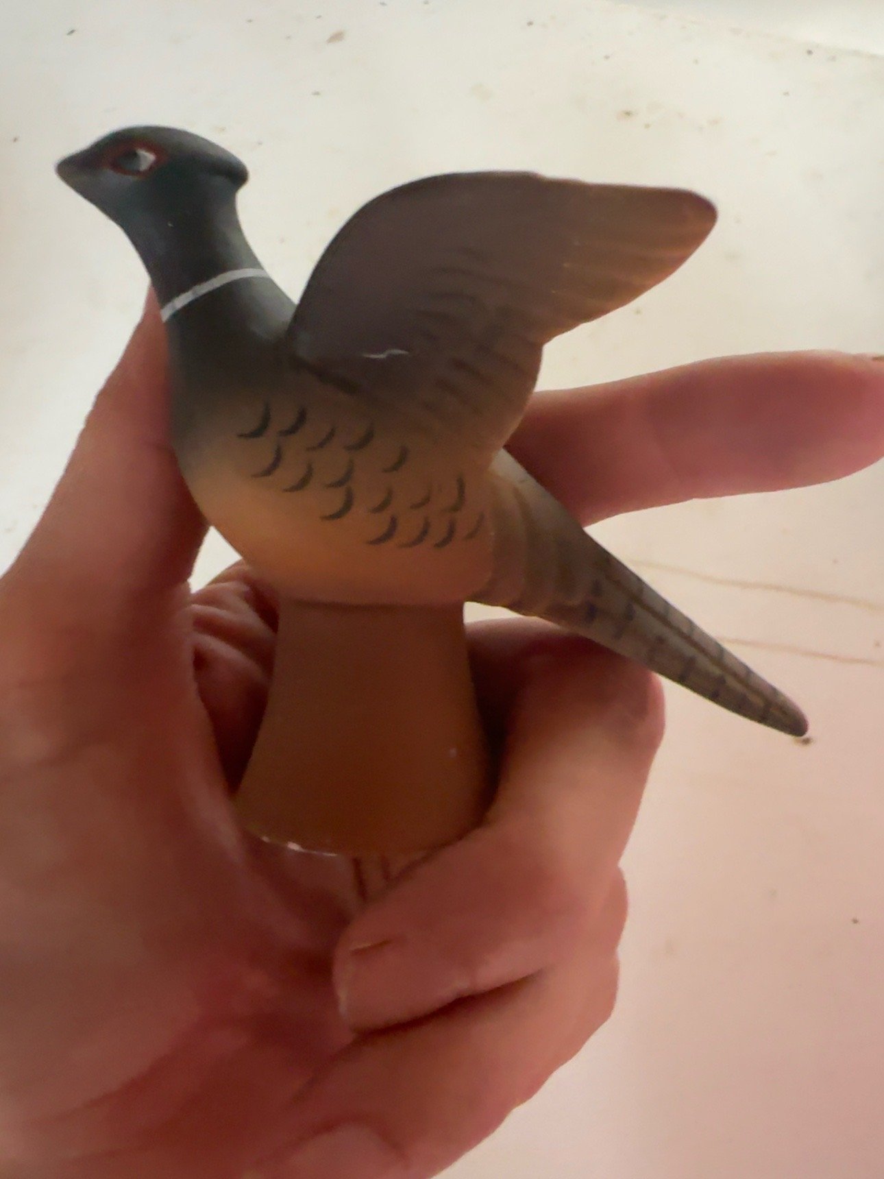 Vintage Wooden pheasant Salt & Pepper Shakers Set - Image 4