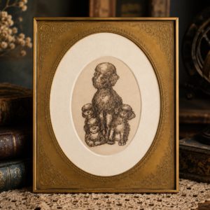 Vintage Signed Limited Edition "Poodles" Print #32/150 – 1980
