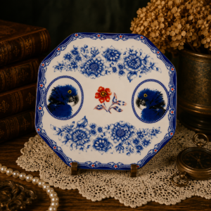 Lou Rota Nature Table Parrot Plate for Anthropologie