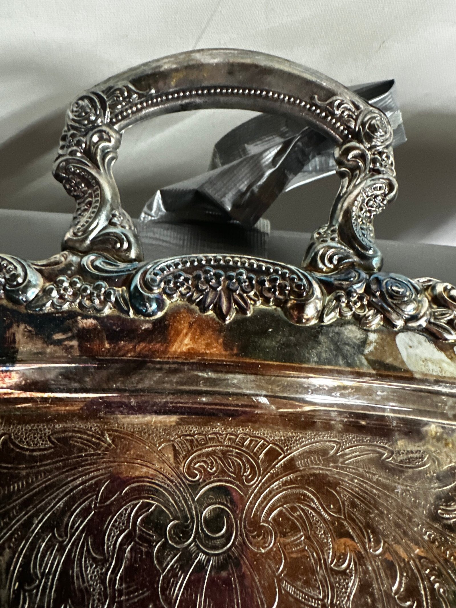 Vintage Oneida Silverplate Serving Tray - Image 4