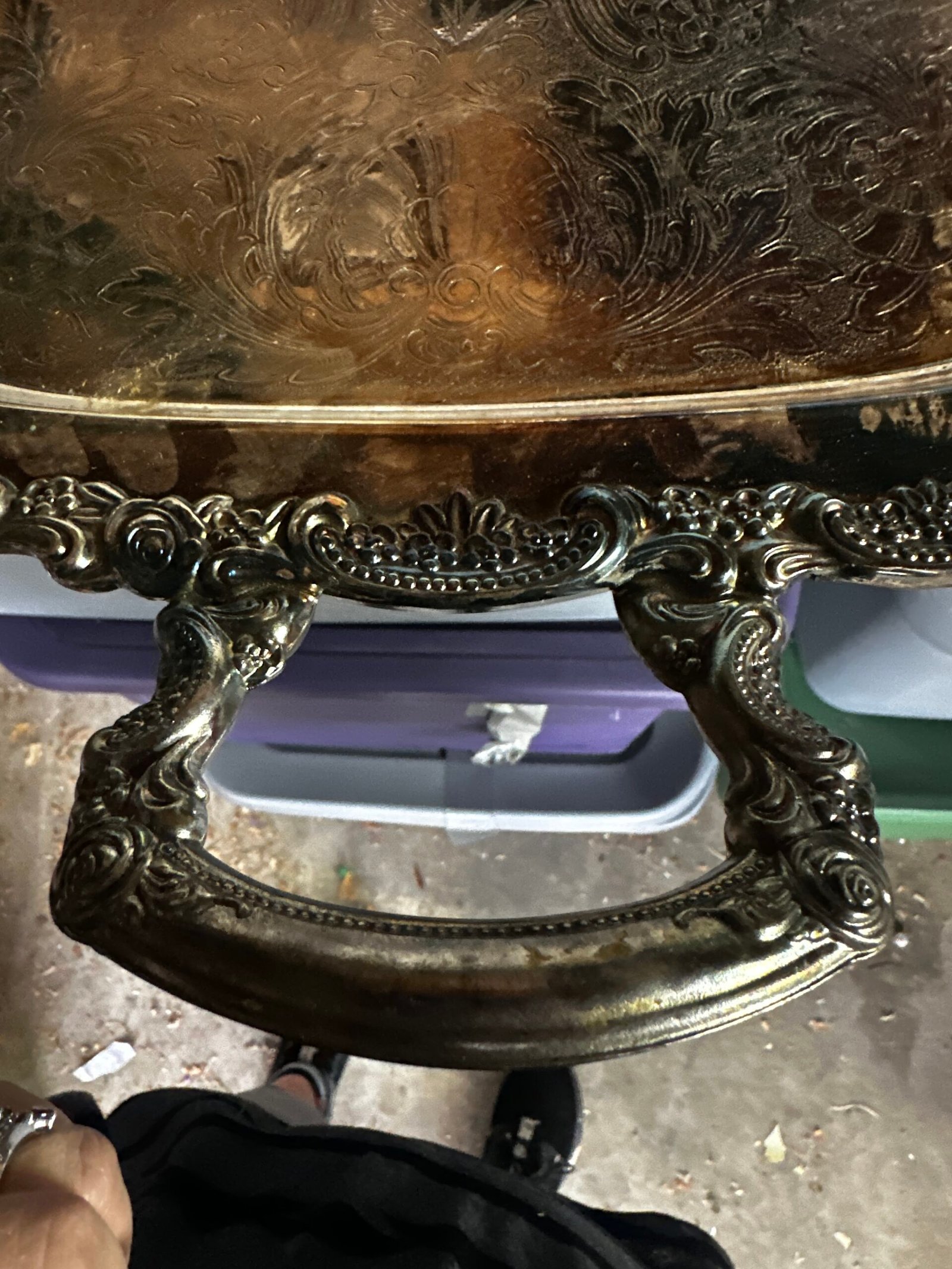 Vintage Oneida Silverplate Serving Tray - Image 3