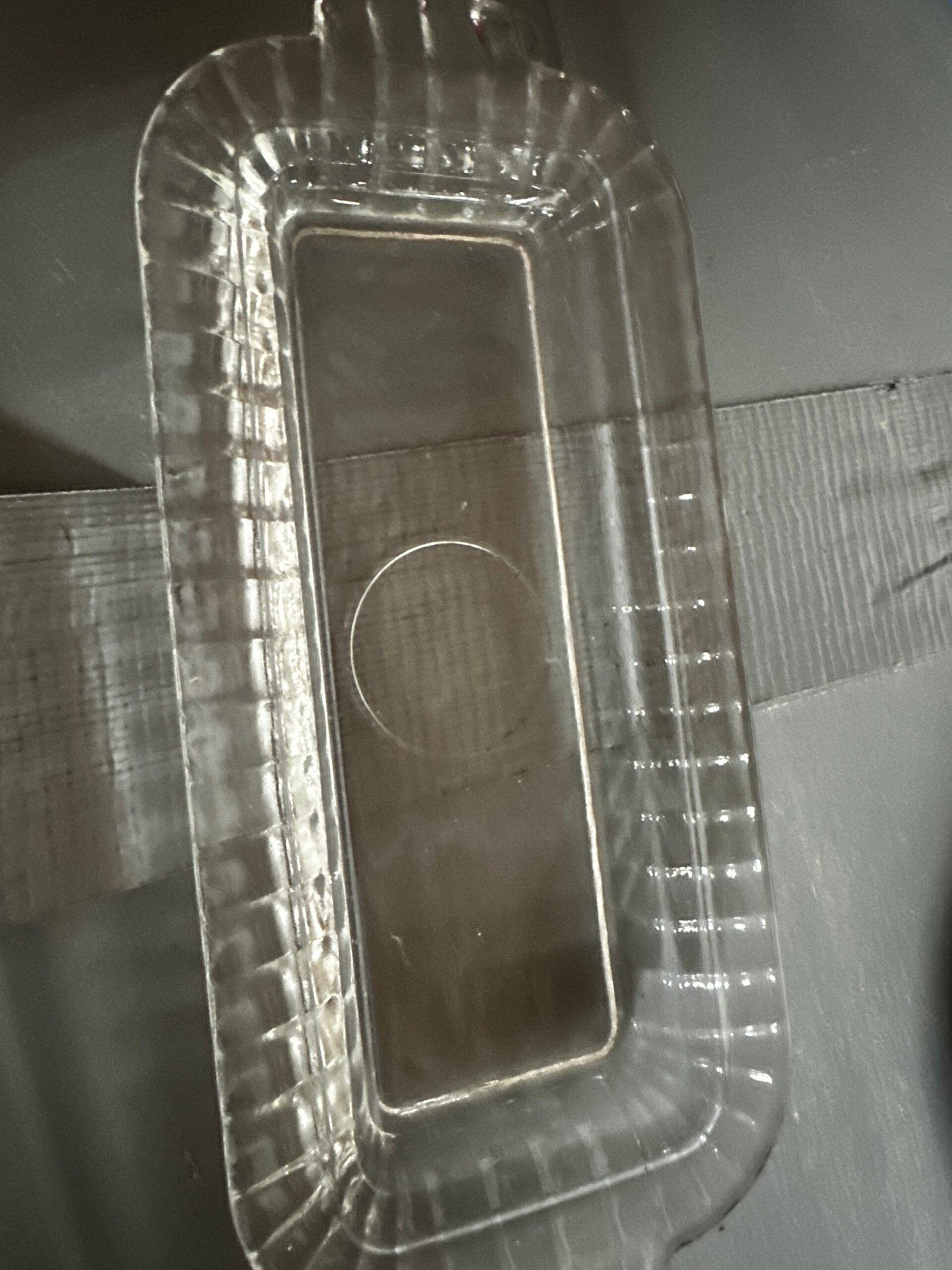 Vintage Hazel Atlas Art Deco Clear ribbed Glass Covered Covered Dish – butter dish - Image 6